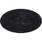 Ekena Millwork Naple Ceiling Medallion (Fits Canopies up to 3 3/8"), Hand-Painted Steel Gray, 37 1/2"OD x 3 3/8"P CM37NASGS - alternate 3